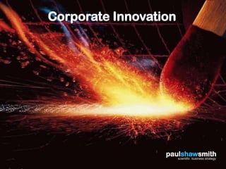 Corporate Innovation




                  paulshawsmith
                     scientific business strategy
 