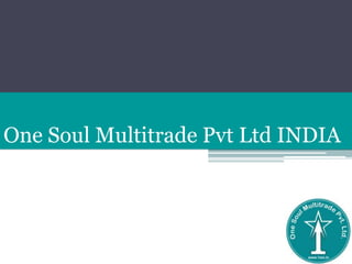 One Soul Multitrade Pvt Ltd INDIA 