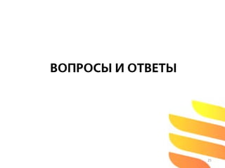 ВОПРОСЫ И ОТВЕТЫ
25
 