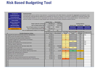 Risk Based Budgeting Tool
 