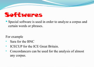 corpuslinguistics-161208085659.pptx learners | PPTX