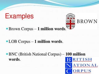 Corpus Linguistics