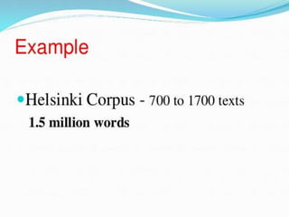 Corpus Linguistics