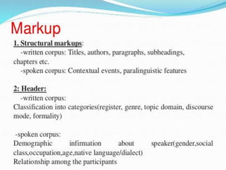 Corpus Linguistics