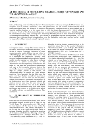 Joseph Furttenbach’s Architectura Navalis treatise on early