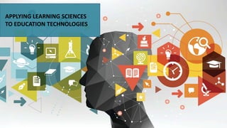 APPLYING LEARNING SCIENCES
TO EDUCATION TECHNOLOGIES
 