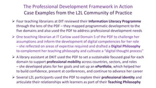 Librarians as teachers: reframing our professional development - Cleary ...