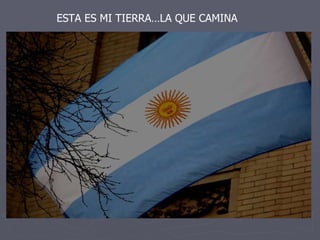 ESTA ES MI TIERRA…LA QUE CAMINA 