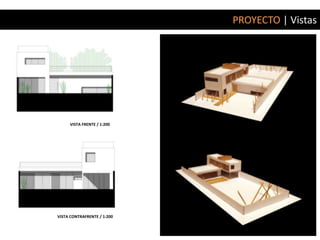 PROYECTO | Vistas




     VISTA FRENTE / 1:200




VISTA CONTRAFRENTE / 1:200
 
