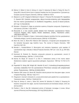 Bioactive Compounds from Microalgae | PDF