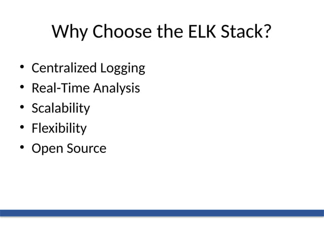 All about the Elasticsearch Logstash Kibana.pptx