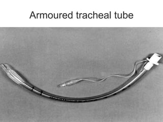 Armoured tracheal tube
 