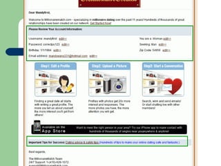 Correct email signature