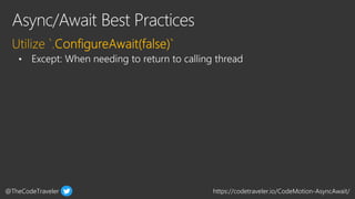 Correcting Common Async/Await Mistakes in .NET