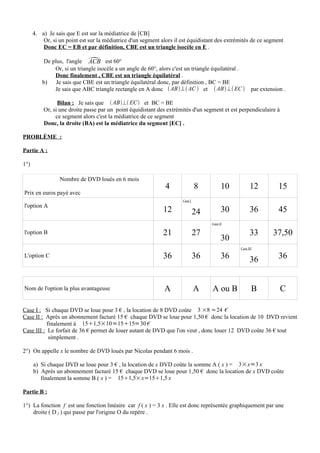 Correction brevet blanc mars 2007