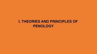 I. THEORIES AND PRINCIPLES OF
PENOLOGY
 