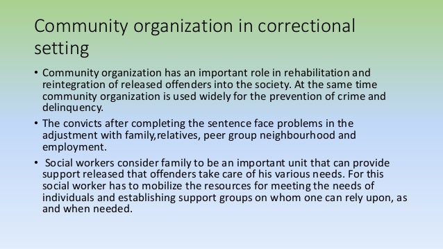 what is correctional setting in social work