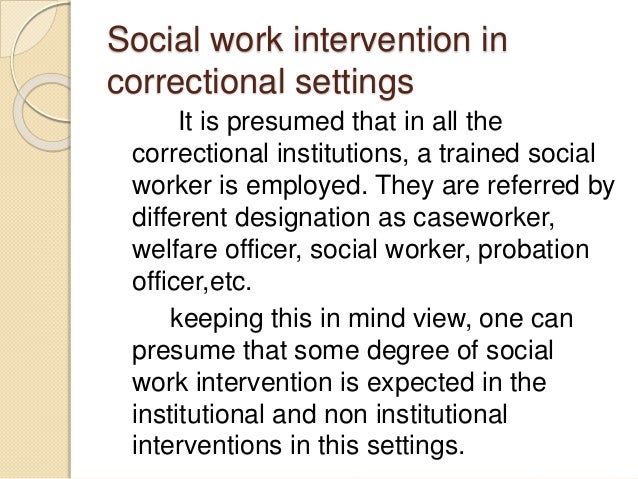 social worker intervention