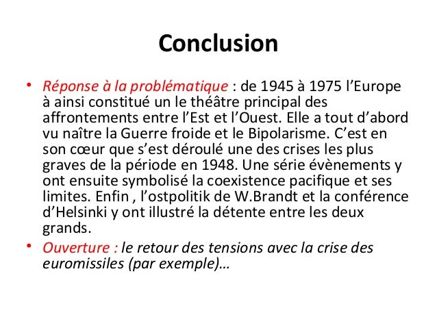 accroche dissertation guerre froide