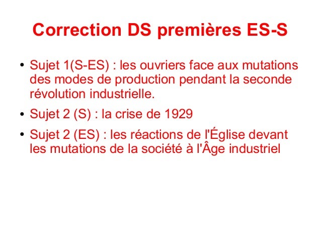 Correction Ds Crise 1929 Ouvriers Face Reaction De L Eglise