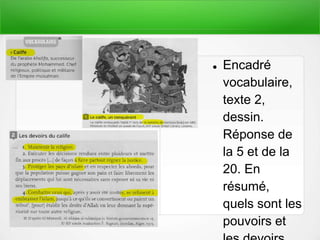  Encadré
vocabulaire,
texte 2,
dessin.
Réponse de
la 5 et de la
20. En
résumé,
quels sont les
pouvoirs et
 
