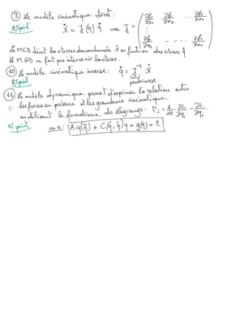 Correction examen Robotique 