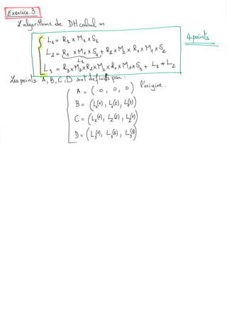 Correction examen Robotique 