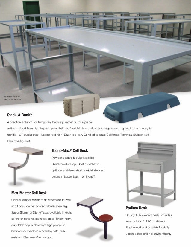 Corrections Brochure Intensive Use Furniture