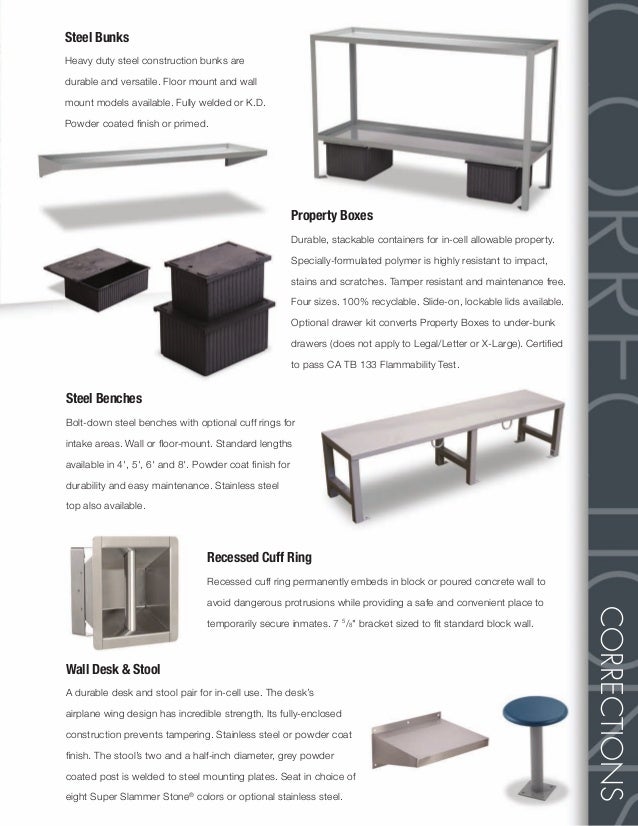 Corrections Brochure Intensive Use Furniture
