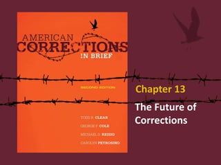 The Future of
Corrections
Chapter 13
 