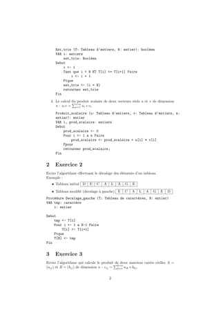 Correction td2 | PDF