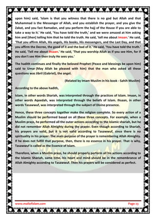 Learn Correct Islamic Faith through Mail of Islam | PDF