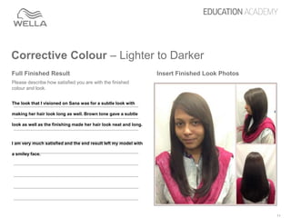 Corrective color portfolio | PPTX