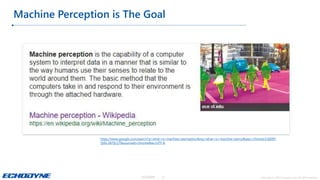 Copyright © 2019 Echodyne Corp. All rights reserved.5/22/2019 3
https://www.google.com/search?q=what+is+machine+perception...