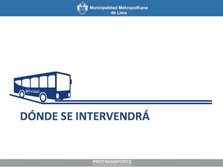 Corredor Azul - Lima Metropolitana