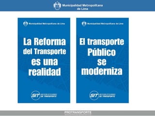 Corredor Azul - Lima Metropolitana