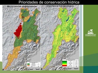 Prioridades de conservación hídrica 