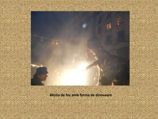 Bèstia de focamb forma de dinosaure