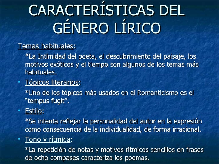 La lírica del Romanticismo José Espronceda