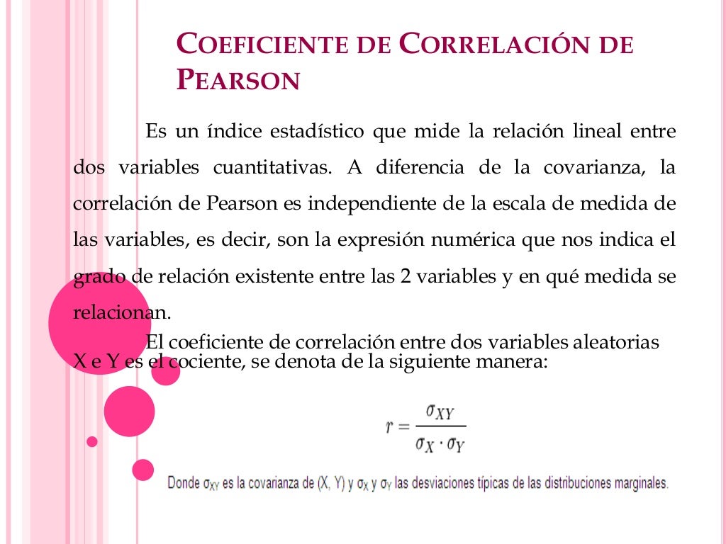 Correlacion de Pearson y Spearman