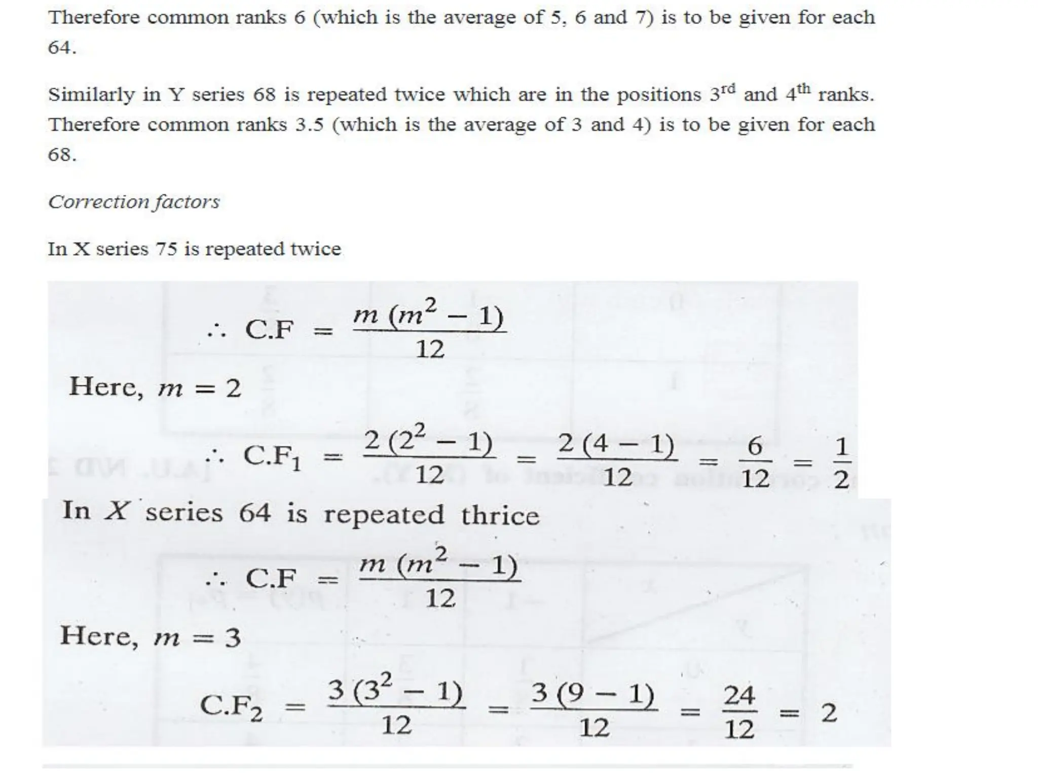 CORRELATION MATHEMATICS AND QUESTION ANSWERS