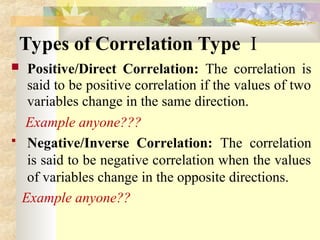 CORRELATION-MOD 4.ppt for master of business administration | PPT