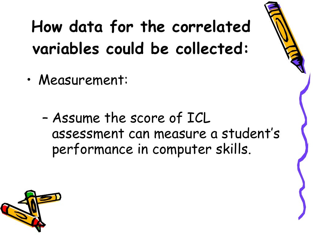 Correlation Research Question