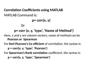 Pearson's Method Comprehensive Guide to Correlation and Karl Pearson's Coefficient | PPTX