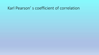 CALCULATING CORRELATION COEFFICIENT | PPTX