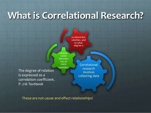 Correlational research 1 1