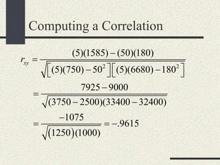 Correlation and Covariance very useful formulas | PPT