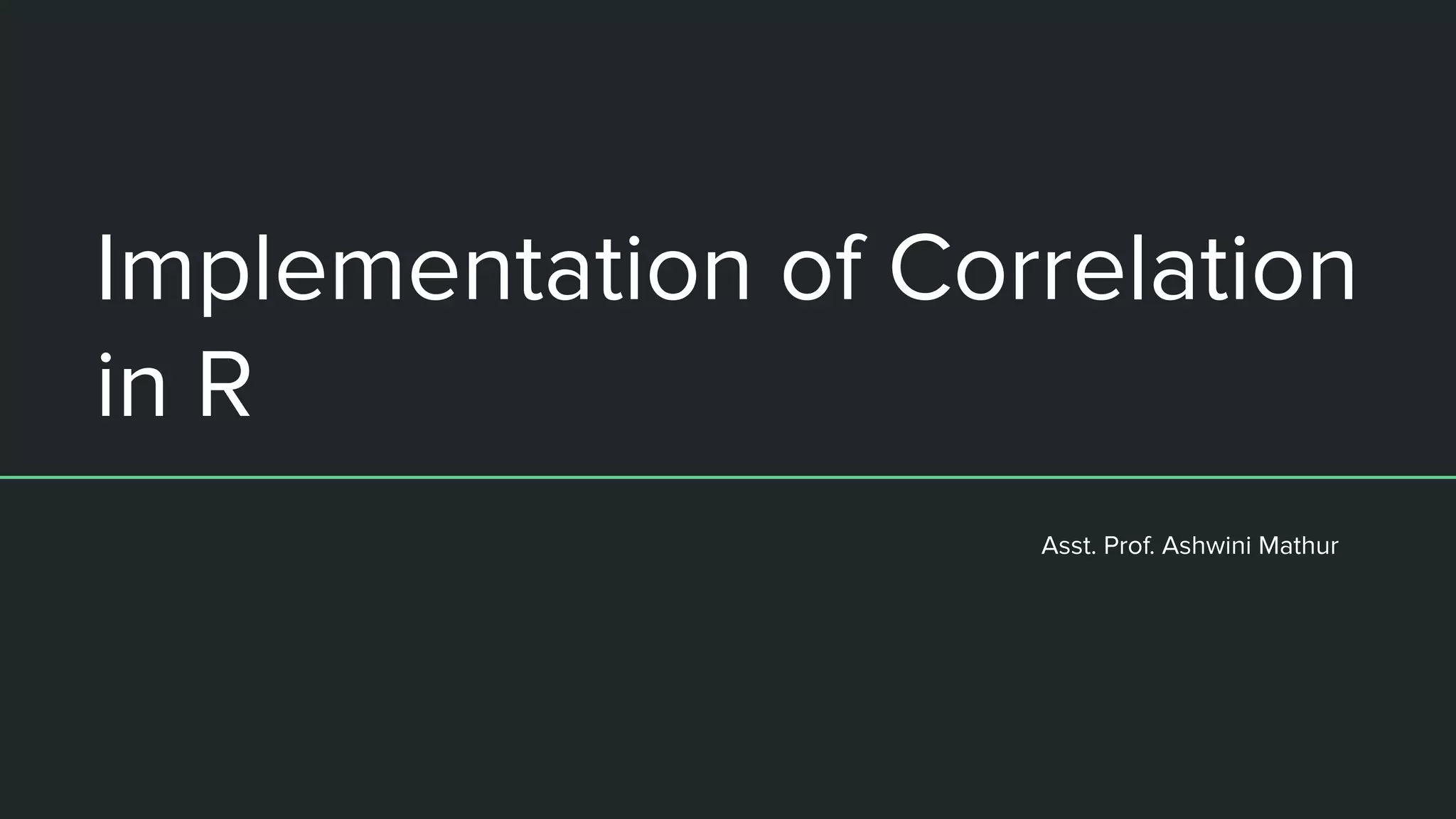 Correlation and linear regression ppt