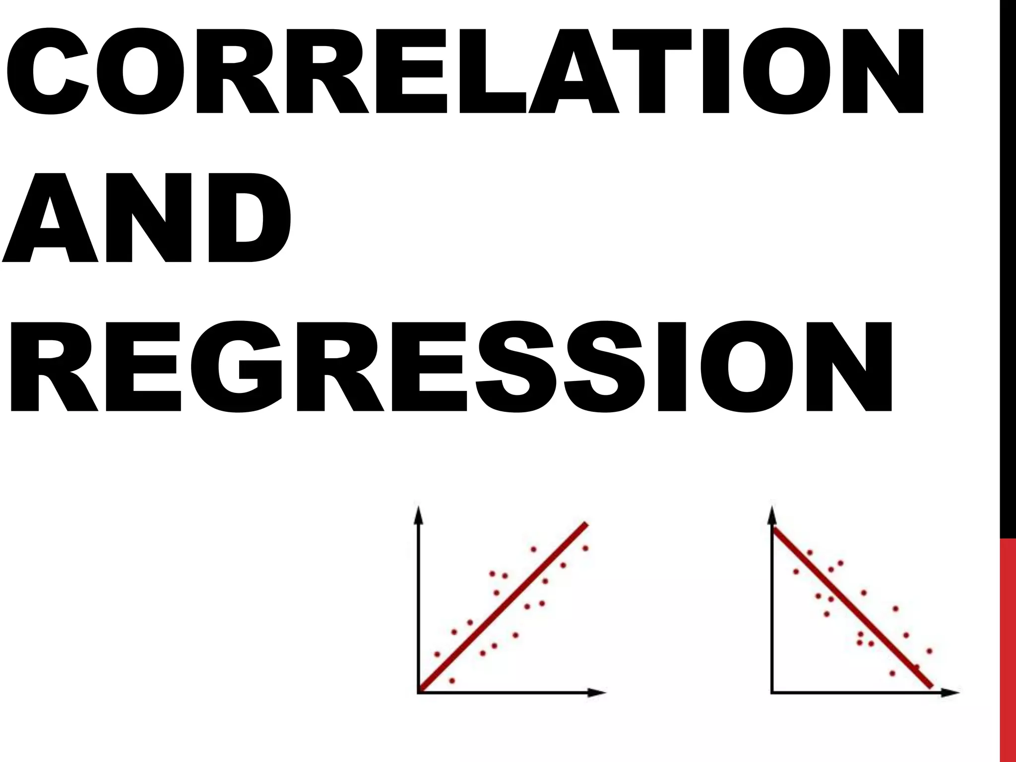 Correlation and regression | PPTX | Physics | Science