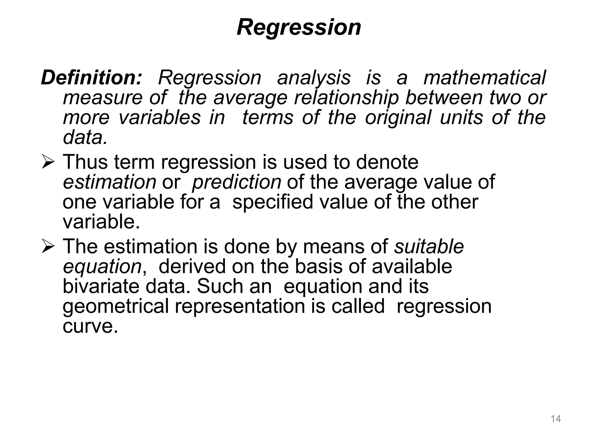 Correlation and regression | PPTX